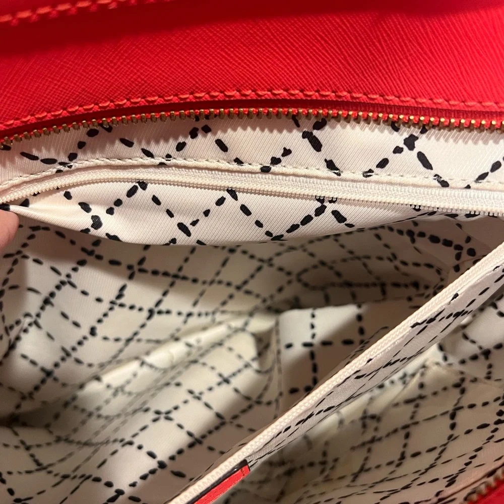Kate Spade Newbury Large Tote Strawberry Pink Leather Work Travel Bag